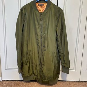 Pacsun long bomber jacket